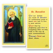 St. Benedict Holy Card